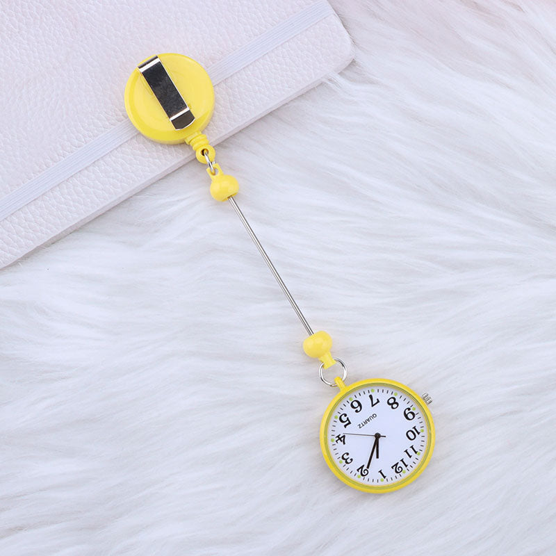 Wholesale Creative Beaded Watch Retractable Keychains